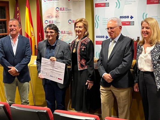 El periodista Diego Sánchez, premio a la mejor comunicación sobre la pandemia