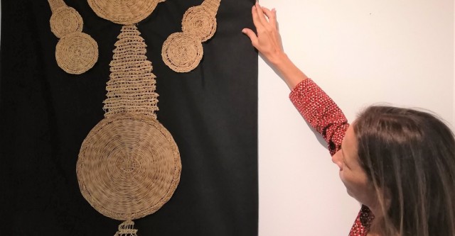 Rendidos ante el arte con esparto de Laly Bélula: '¡Arriba las ramas!' se expone en Ceutí