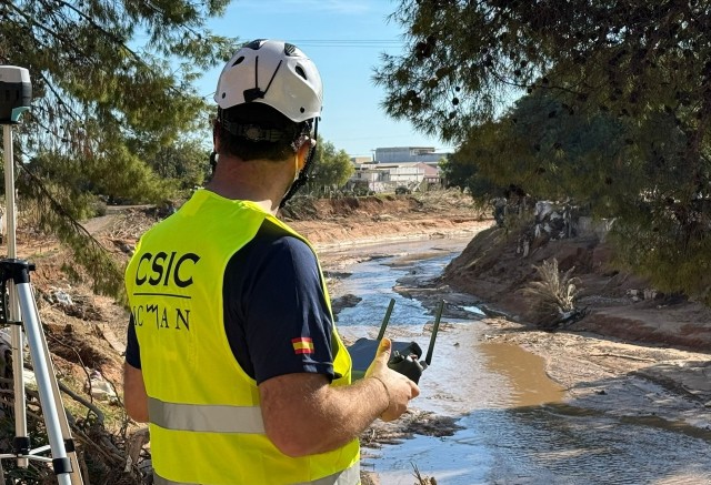El CSIC elabora un visor para comparar el barranco de Poyo antes y después de la riada