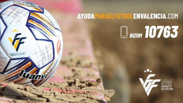 La FFCV crea una web para ayudar a clubs y todos los partidos tendrán minuto de silencio
