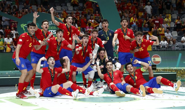 Los murcianos Palazón, Juanico y Espín son campeones de Europa sub-19 