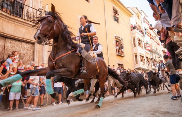 La cuarta Entrada de Toros y Caballos de Segorbe, recogida, vistosa y rápida