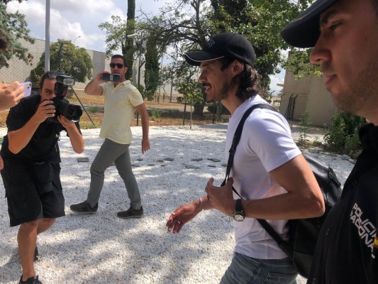 Edinson Cavani ya está en Valencia 
