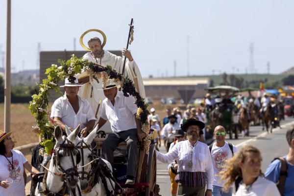 La Romería de San Ginés de la Jara vuelve a tomar las calles de Cartagena dos años después