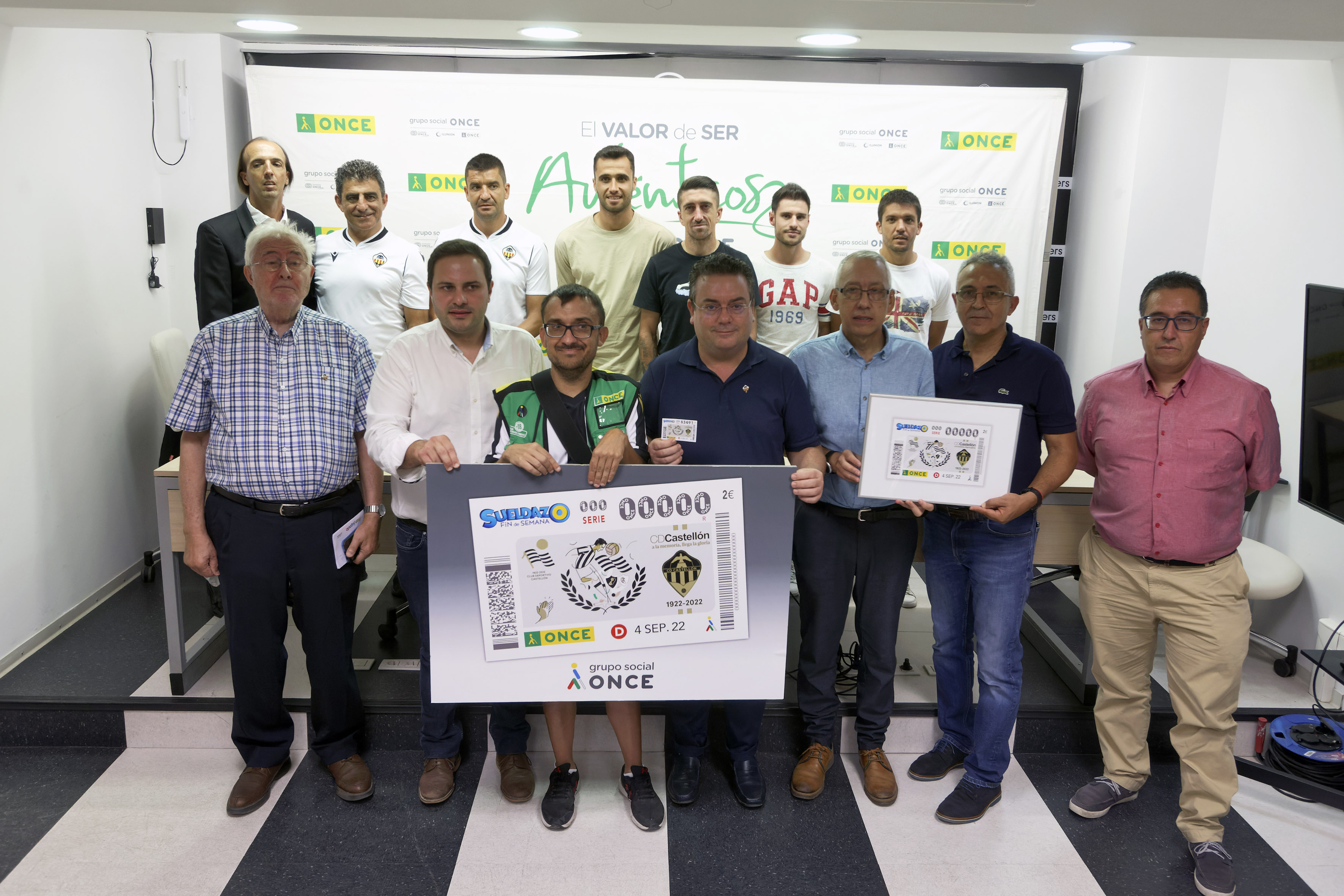 La ONCE lanza cinco millones y medio de cupones conmemorativos del centenario del Castellón