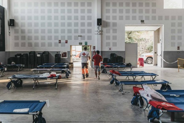 Cruz Roja ha atendido en el incendio de Bejís a 241 personas, entre ellas 12 niños
