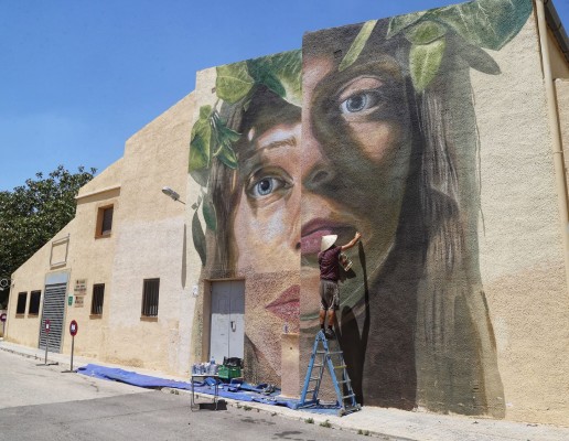 Nombres propios del arte urbano en Cartagena: un 'Street Museum' abierto 24 horas 