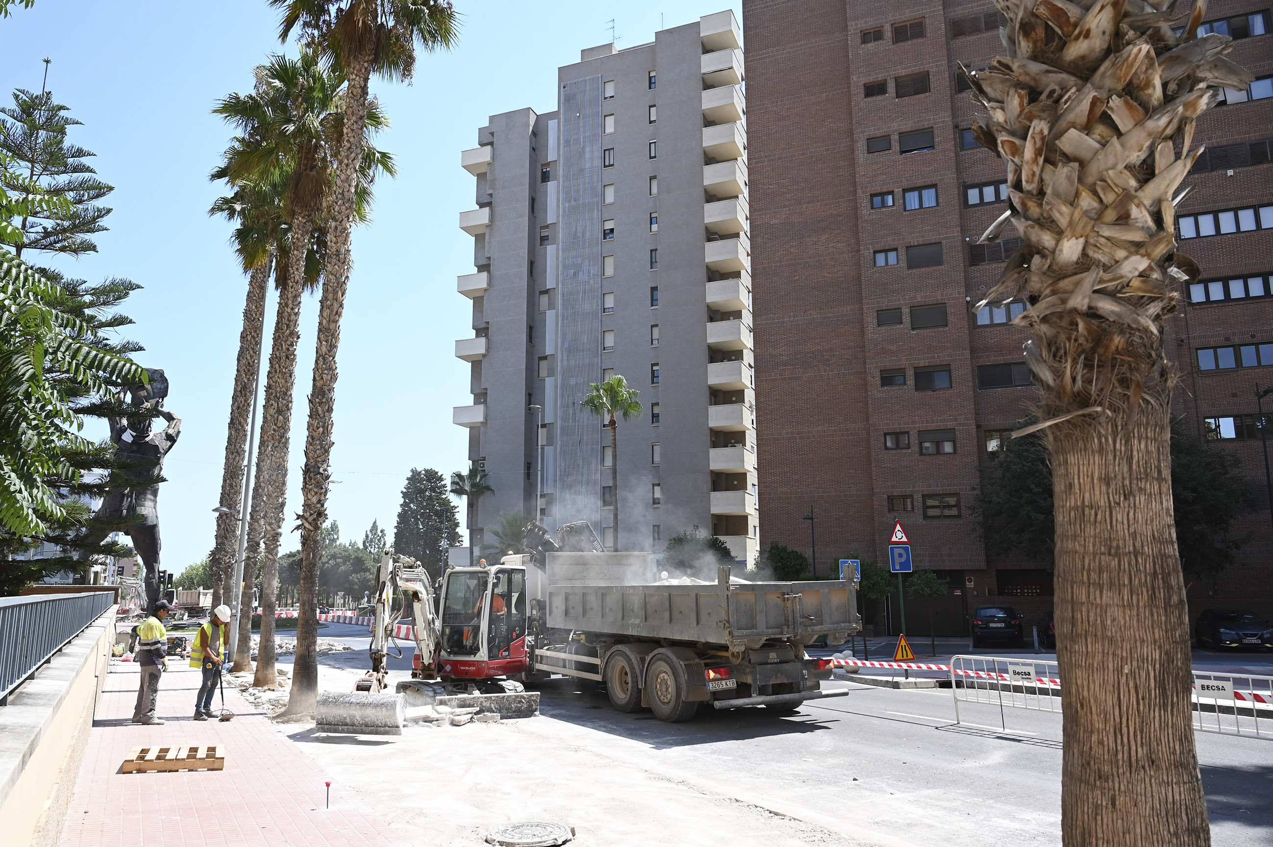 Castelló proyecta abrir el primer tramo de la avenida Lidón a mediados de septiembre