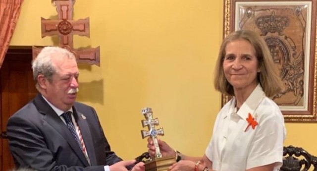 La infanta Elena se 'enamora' de Caravaca de la Cruz y expresa su deseo de volver en las fiestas 