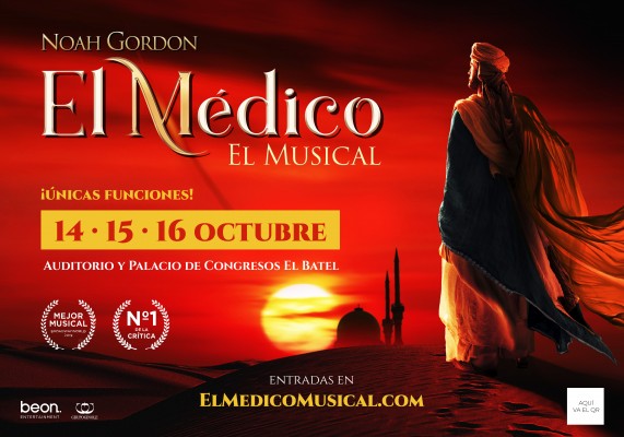 El musical 'El Médico' viaja a El Batel de Cartagena con 25 actores, 14 músicos y vestuario de Caprile 
