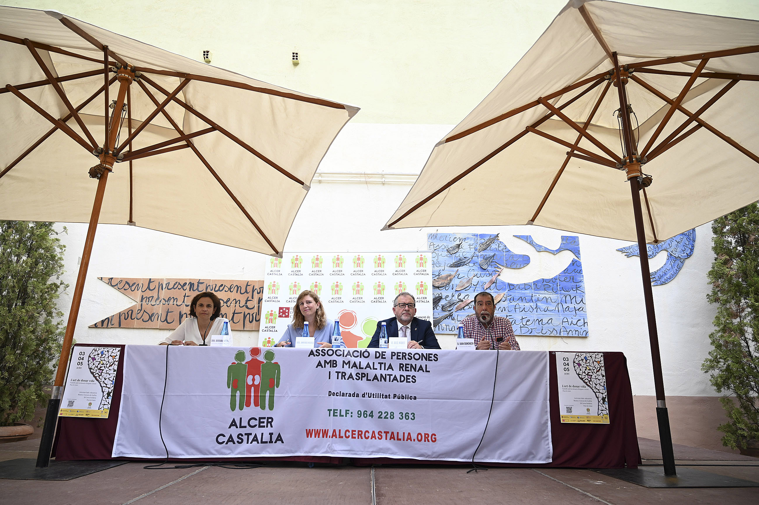 Alcer Castalia recupera sus jornadas de sensibilización bajo el lema 'El arte de donar vida'