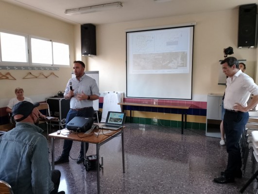 Casi la mitad del primer tramo del acceso sur va soterrado... y la mayor parte del resto, en trinchera