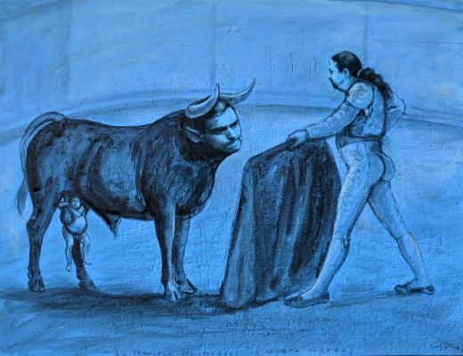 Pepe Yagües se pone (aún más) torero: expone 'Embisto luego existo' en Las Ventas de Madrid