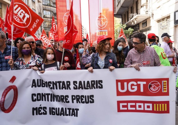 La marcha del 1 de Mayo vuelve a las calles y reclama 