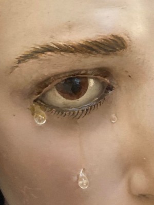 La 'Dolorosa' de Tobarra (Albacete) estará expuesta en el Museo Salzillo durante los meses de mayo y junio
