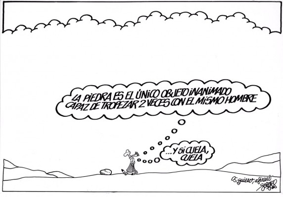El humor más 'científico' de Forges: una muestra reúne en Murcia 66 viñetas del genial humorista