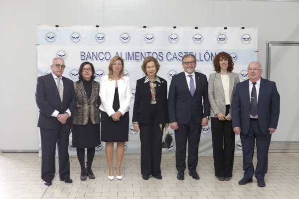 La Reina Sofía refuerza su colaboración con el Banco de Alimentos de Castellón