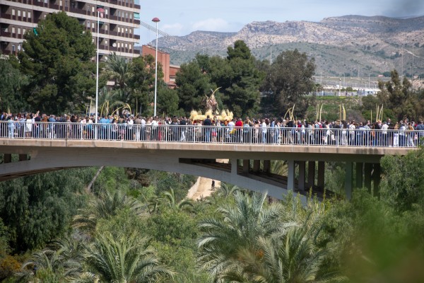 La Semana Santa vuelve a Elche tras dos años con un multitudinario Domingo de Ramos