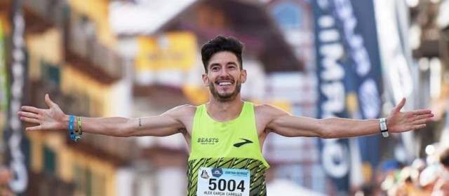 Álex García, Daniel Luque, Santiago Pérez y Antonio Vigueras en el Nacional de trail running