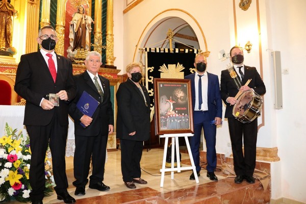 Una foto de Antonio Meroño (Jayam) ilustra el cartel de la Semana Santa de Portmán