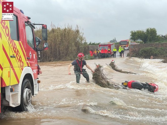 El temporal de lluvia y viento deja más de 30 intervenciones de los Bomberos en una semana