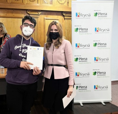Certificados de profesionalidad para los 
alumnos con discapacidad de Feycsa