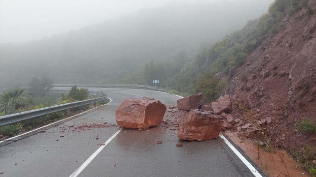 El temporal deja problemas y precipitaciones fuertes en Castellón, sobre todo en la Serra d'Espadà