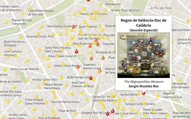 Dónde están las fallas de València: todos los monumentos, localizados calle a calle