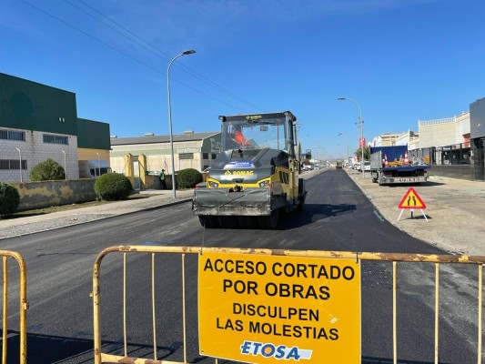 Las obras del Parque Industrial Oeste de Murcia estarán listas la semana que viene: se han invertido 535.772 euros