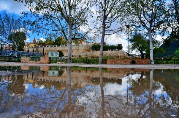 El fotógrafo ciezano que se detuvo en la belleza efímera reflejada en los charcos