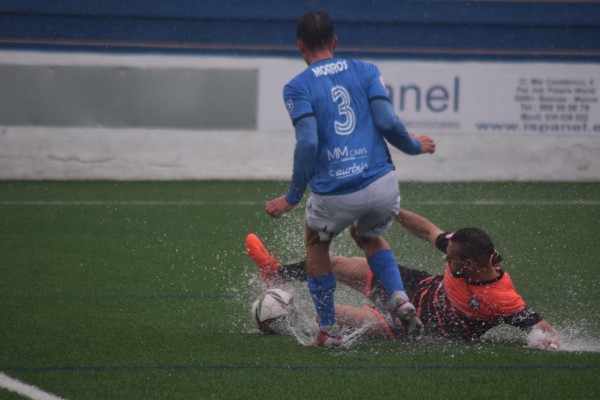 Edu Ubis marca ocho jornadas después y el Mar Menor accede a puesto de promoción de ascenso