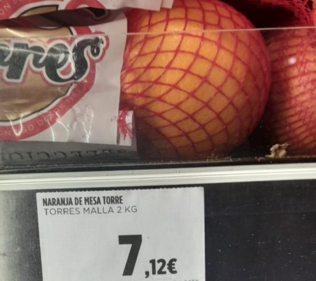 La Unió denuncia que El Corte Inglés vende naranjas de Sudáfrica en plena campaña autóctona