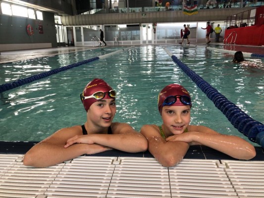 Gala Jódar y Olga Amo son las mejores del Nacional alevín en 400 y 800 metros libres
