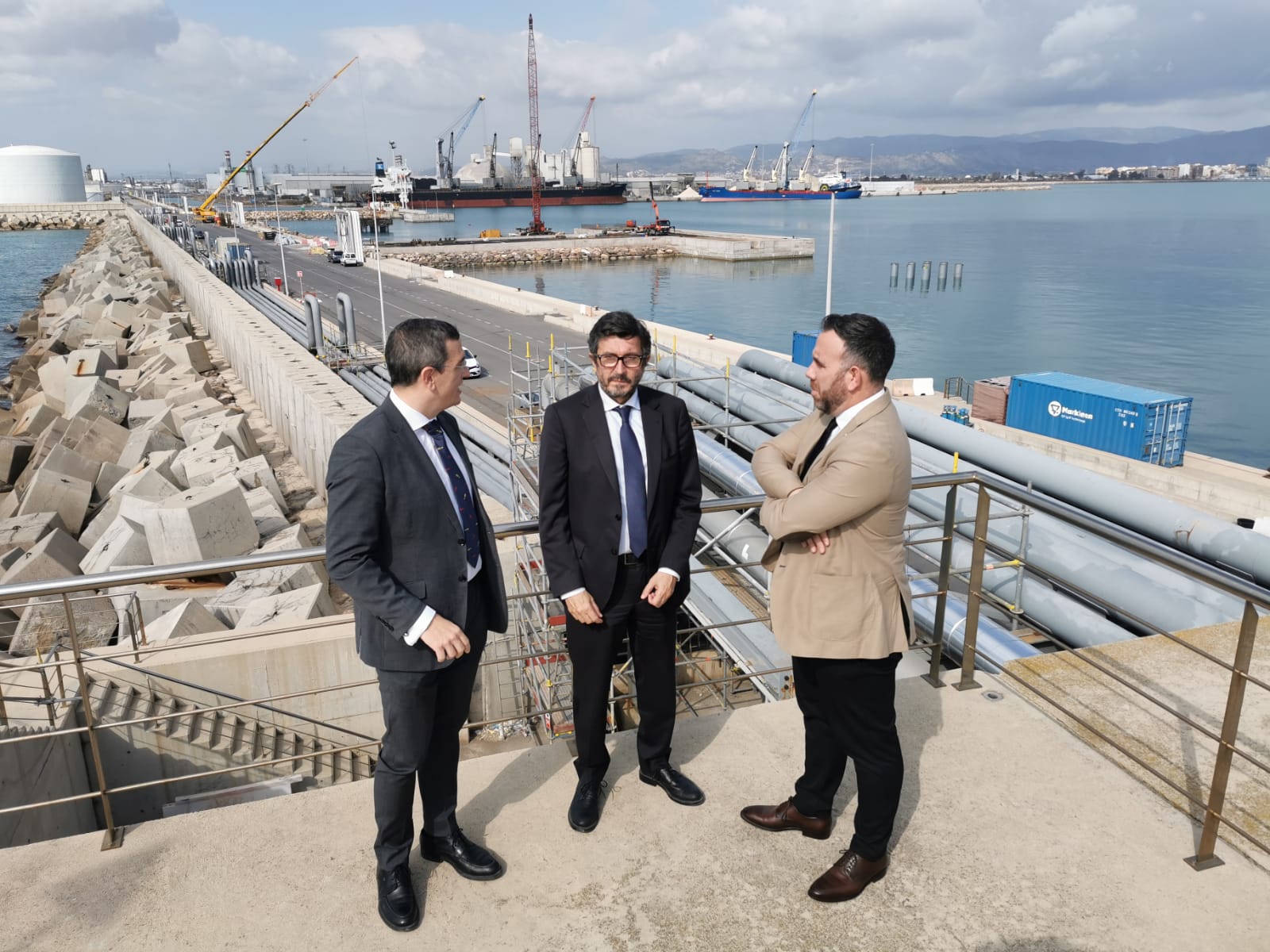 El presidente de Puertos del Estado se interesa por los planes de crecimiento de PortCastelló