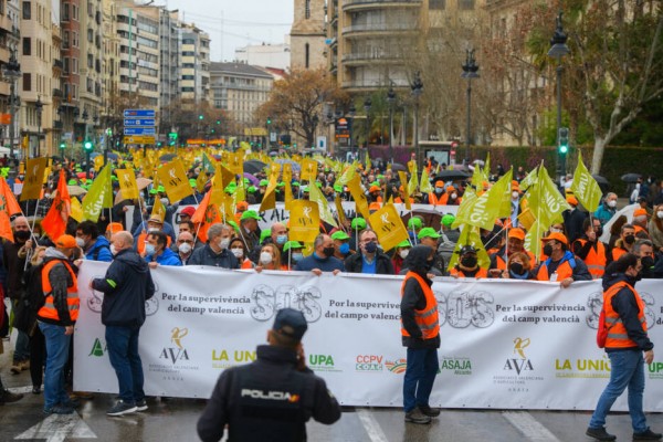 Los agricultores vuelven a la calle dos años después: 