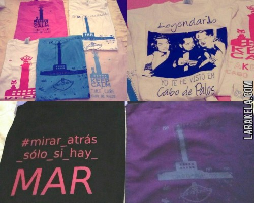 Las camisetas de Cabo de Palos que llevan el Faro por bandera y enamoran a los turistas