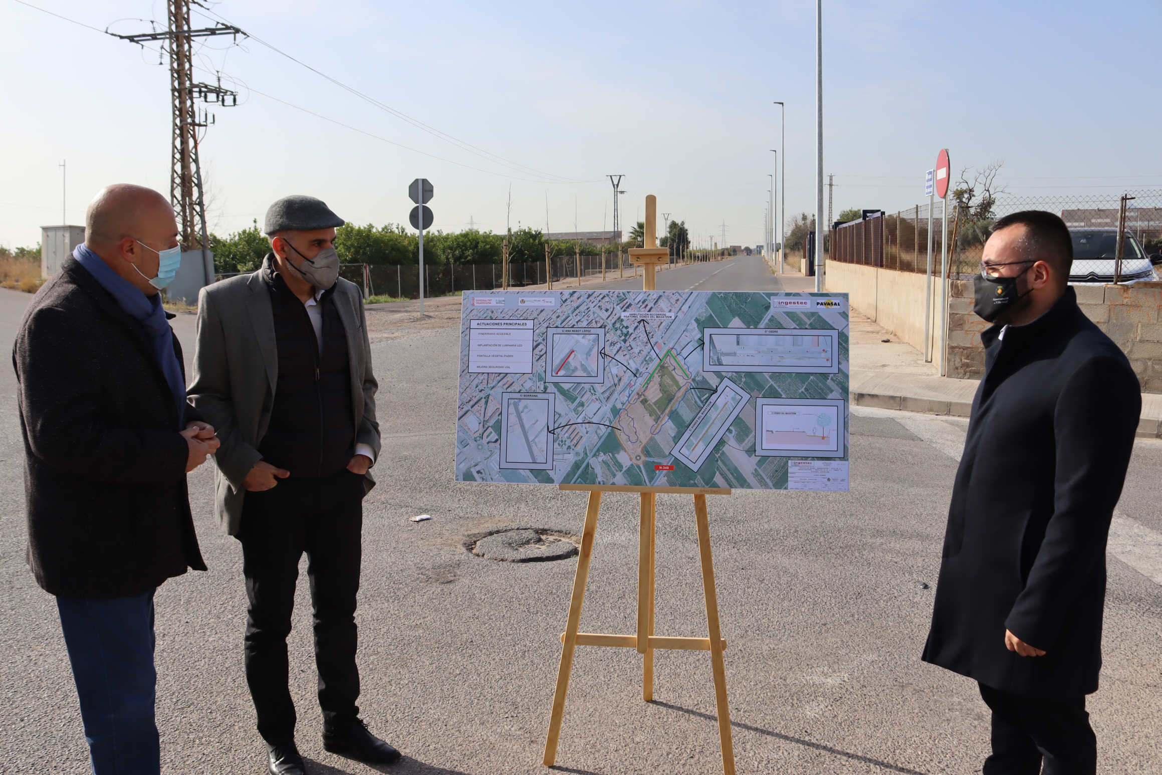 Vila-real finaliza la primera fase de las obras para modernizar el polígono del futuro clúster agroalimentario