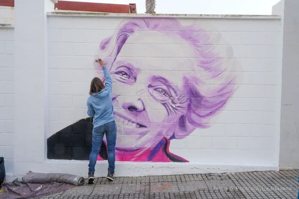Un mural en Cartagena, a cargo de Velina Lobris y Raquel Meyers, mostrará a siete mujeres que dejaron huella en la ciencia
