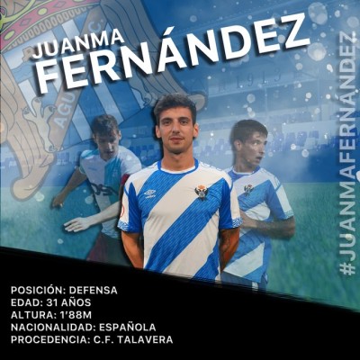 El Águilas FC ficha al central Juanma Fernández, quien llega libre tras rescindir contrato en Talavera