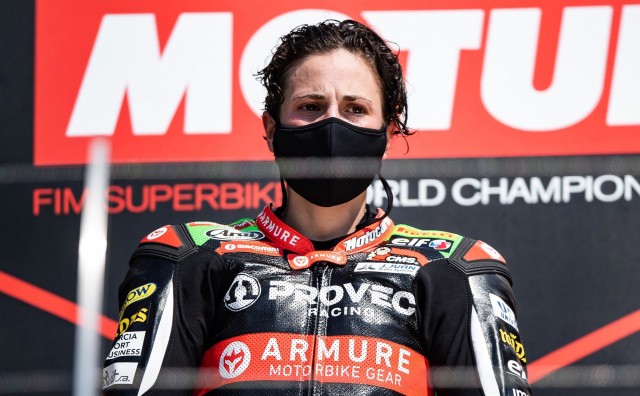 Ana Carrasco, en el Mundial de Moto3: 