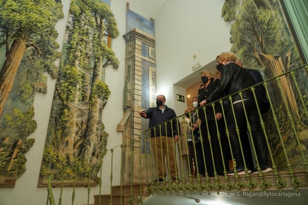 El museo del Teatro Apolo de El Algar sube el telón: una joya del modernismo con mucha historia en Cartagena 