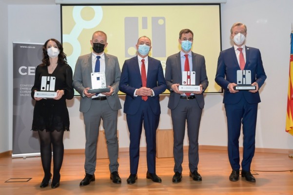 La CEV premia a UBE, Hidraqua, Man Energy y Nanta por sus buenas prácticas en seguridad