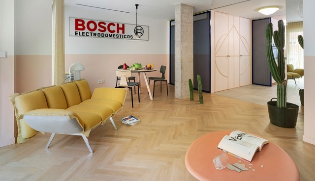 El salón de una casa de Murcia, elegido 'uno de los más bonitos del año': un hogar en las antiguas oficinas Electrofil