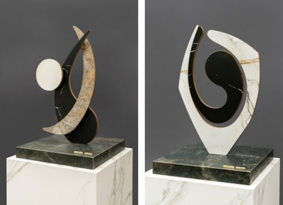El diseñador Hannibal Laguna presenta en el Museo Guggenheim su colección de esculturas 
