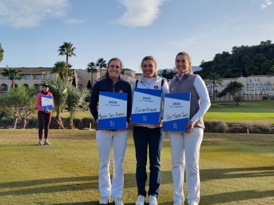 Las españolas Paz Marfá, Marta Sanz y Elena Hualde dan el salto profesional en La Manga Club