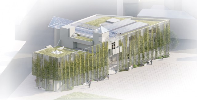 Así será la metamorfosis del Ayuntamiento de Molina de Segura: un edificio eficiente cubierto de vegetación