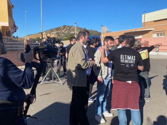 Fernando Tejero rueda en Cartagena escenas de 'Últimas voluntades': 