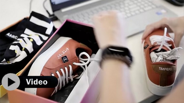 Timpers: zapatillas inclusivas diseñadas por personas ciegas