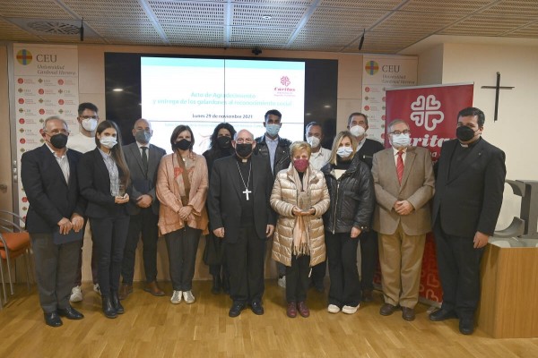  Cáritas galardona a empresas y entidades de Castellón por su ayuda a los más necesitados