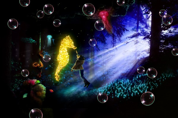 Un mar de luces en el Oceanogràfic

